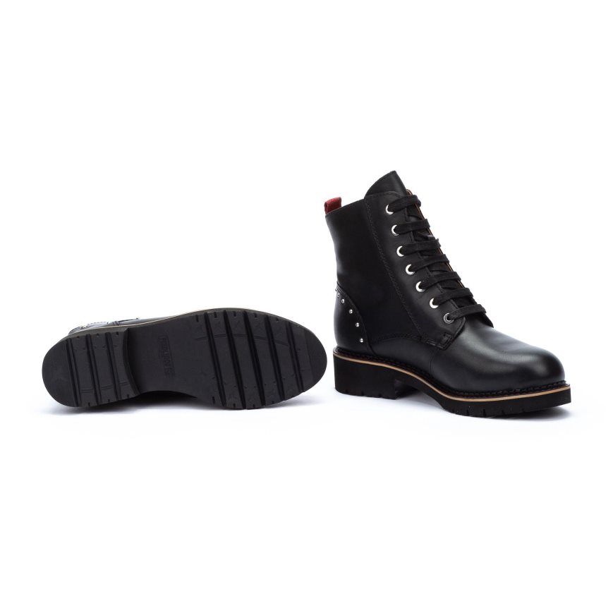 Women's Pikolinos VICAR Ankle Boots Black | NZ LA02197